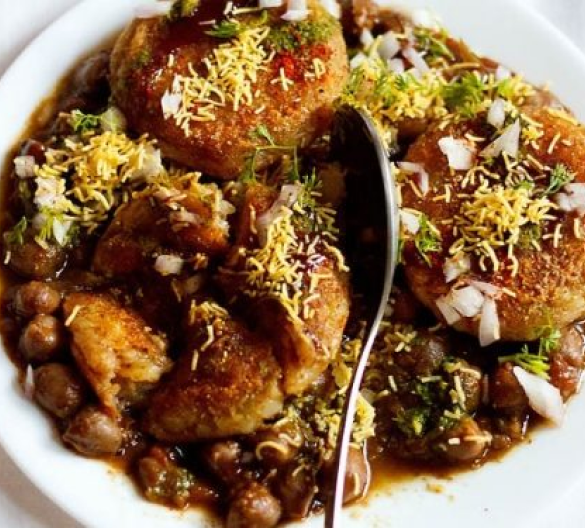 Aloo Tikki with Chickpeas | Fireside Indian Bar & Restaurant